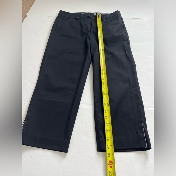 Talbots Perfect Skimmer Cropped Pants Size 4 Black New with Tags - Picture 7 of 10